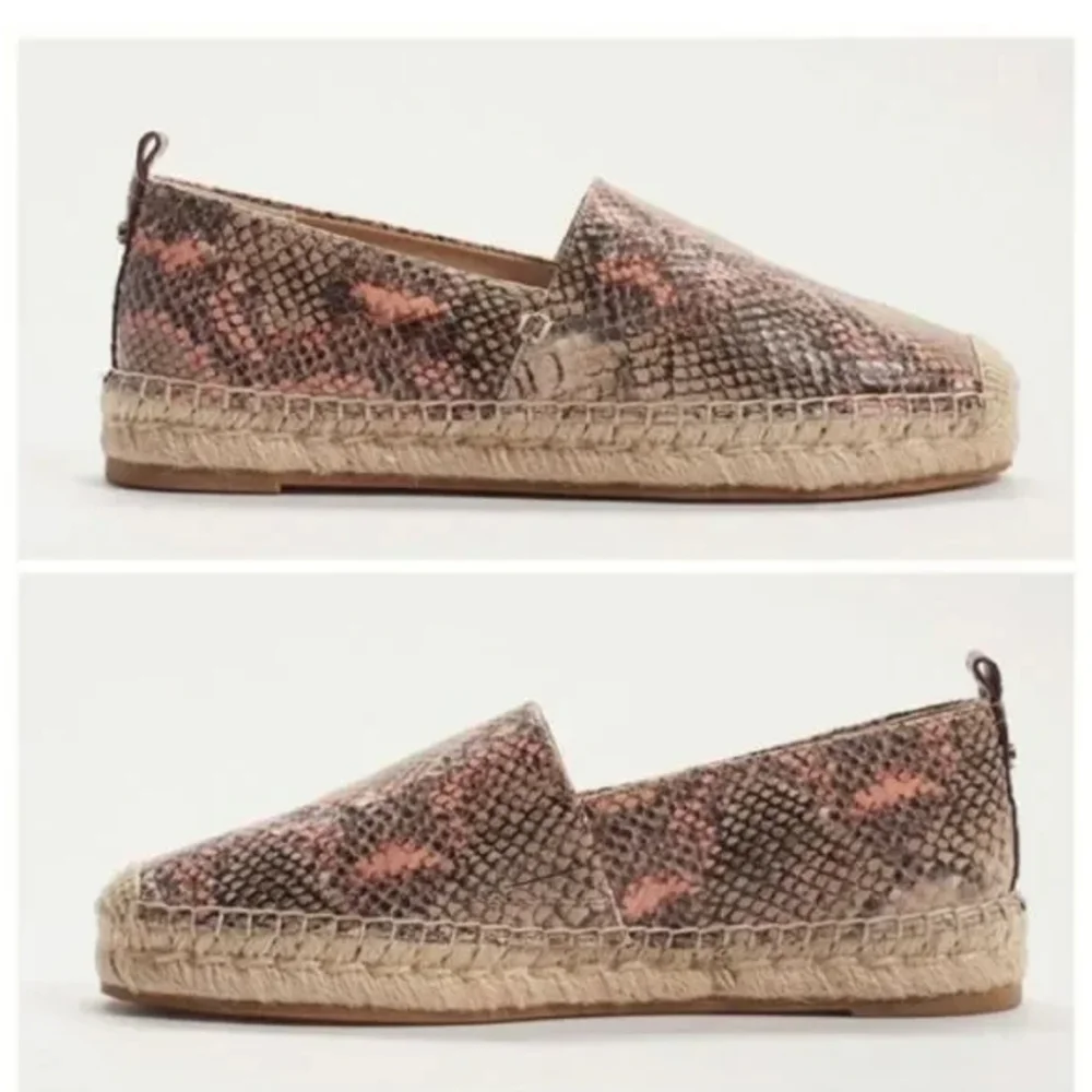 Sam Edelman Khloe Snakeskin Print Espadrilles